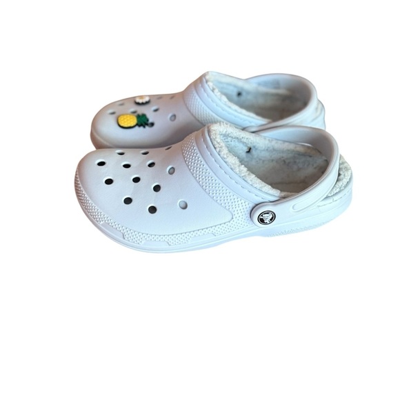 CROCS CLASSIC LINED CLOG Mens & Womens Mineral Blue decorative charm Sz 8 - Picture 8 of 10